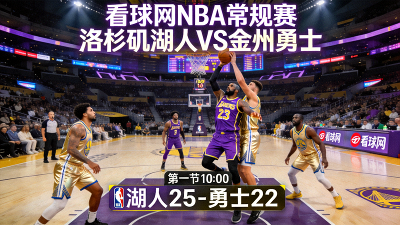看球网NBA常规赛洛杉矶湖人迎战金州勇士直播画面